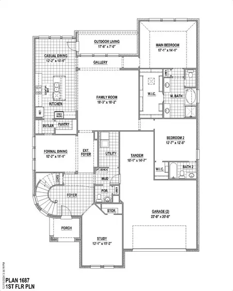 Floorplan - 2101 Baxter Rd, Celina, TX 75009 photo 1 of 4