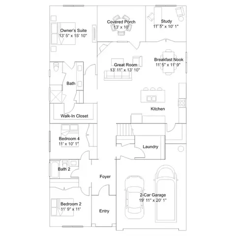 Floorplan - 44 E First St, Williamston, SC 29697 photo 1 of 2