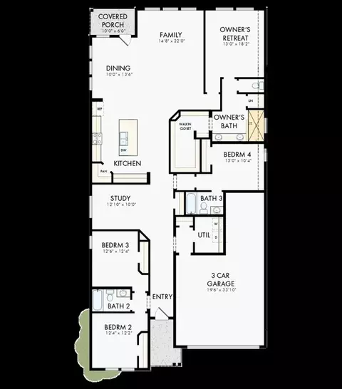 Floorplan - 2509 Melding Way, Marion, TX 78124 photo 1 of 1