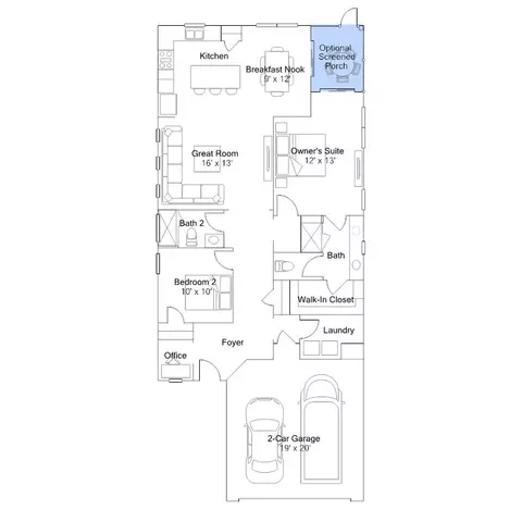 Floorplan - 7634 Cotton Crest Ln, Lancaster, SC 29720 photo 2 of 2