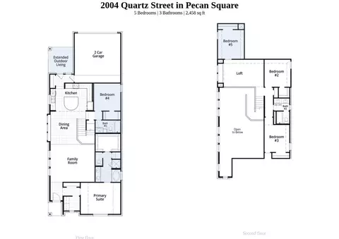 Floorplan - 2004 Quartz St, Northlake, TX 76247 photo 1 of 1