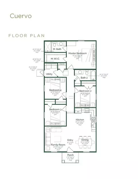 Floorplan - 5305 Moses Loop, Laredo, TX 78046 photo 1 of 1