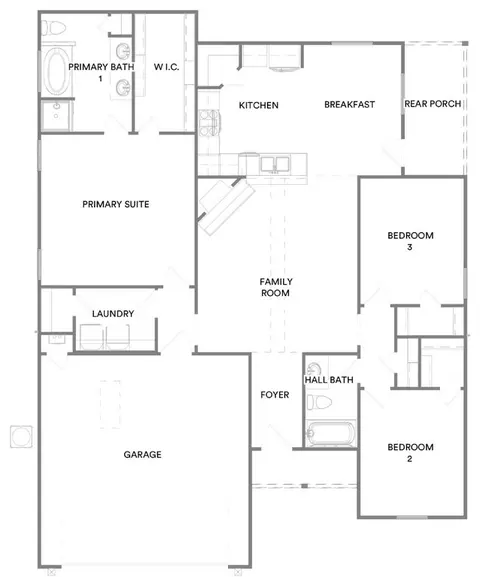 Floorplan - 8400 E Galveston St, Broken Arrow, OK 74014 photo 1 of 1