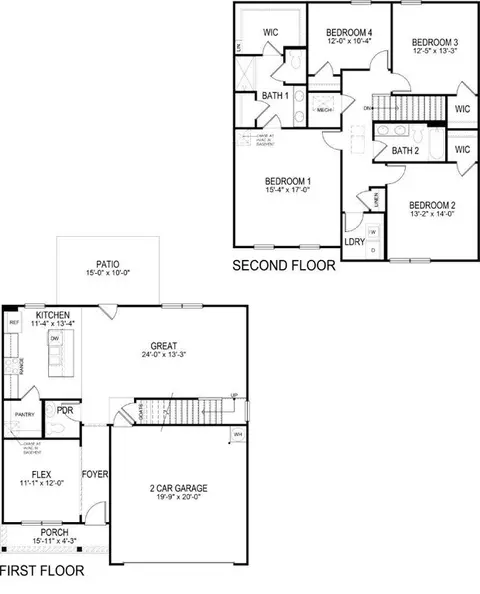 Floorplan - 209 Koslin Loop, Calera, AL 35040 photo 1 of 4