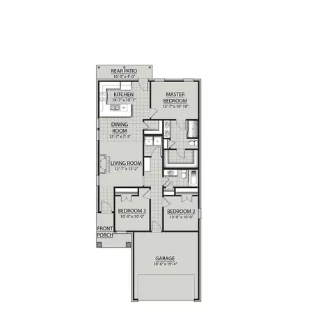Floorplan - 14 Splendor Run, Freeport, FL 32439 photo 1 of 1