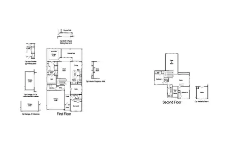 Floorplan - 5341 Bellano Bnd, Leander, TX 78641 photo 1 of 1