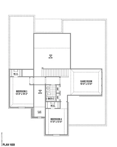 Floorplan - 11436 Wulstone Rd, Haslet, TX 76052 photo 2 of 3