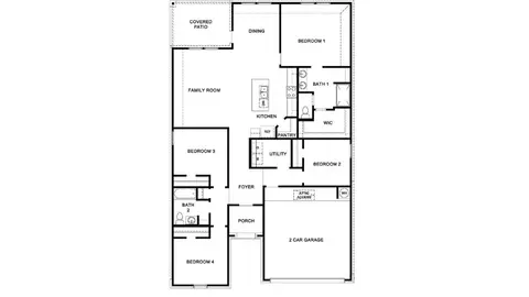 Floorplan - 7255 E 170th Pl S, Bixby, OK 74008 photo 1 of 1