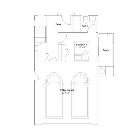 Floorplan - 2542 E Hyde Paseo, Ontario, CA 91762 photo 1 of 3