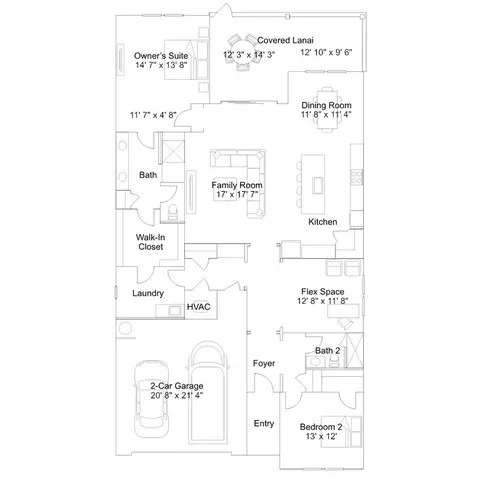 Floorplan - 75725 Lily Pond Ct, Yulee, FL 32097 photo 1 of 1