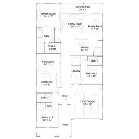 Floorplan - 308 Cypress Fork Trl, Saint Cloud, FL 34772 photo 1 of 1