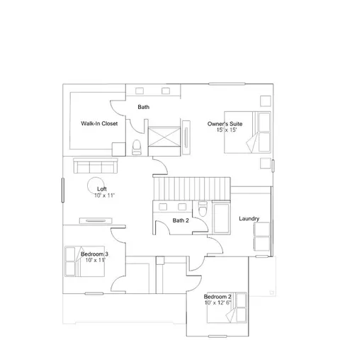 Floorplan - 7967 Black Ledge Way, Antelope, CA 95843 photo 3 of 3
