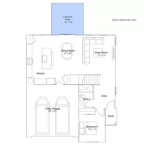 Floorplan - 7967 Black Ledge Way, Antelope, CA 95843 photo 2 of 3