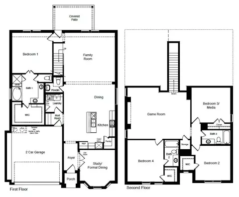 Floorplan - 737 Celestial Way, Etj Fort Worth, TX 76008 photo 1 of 1
