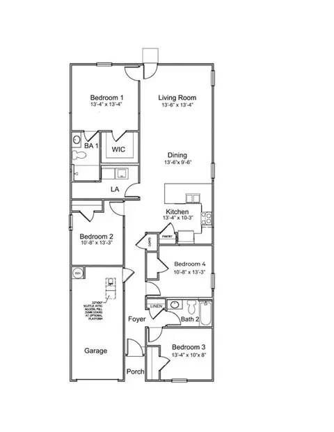 Floorplan - 176 William Clark Blvd, Santee, SC 29142 photo 1 of 1