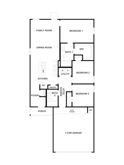 Floorplan - 336 Bollinger Blvd, Maxwell, TX 78656 photo 1 of 1