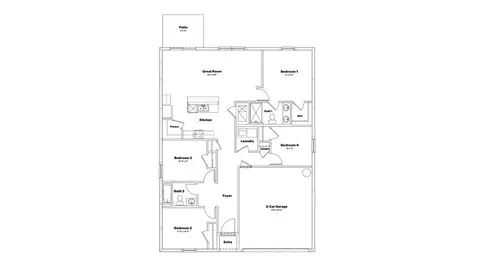 Floorplan - 17325 Whiskey Creek Trl, Parrish, FL 34219 photo 1 of 1