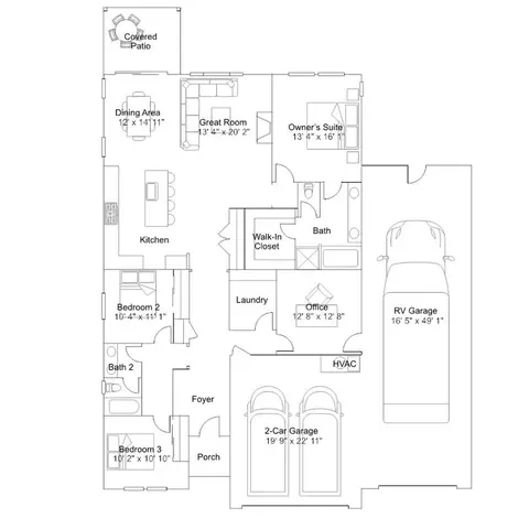 Floorplan - 15191 Cloud Crest Ave, Caldwell, ID 83607 photo 1 of 1