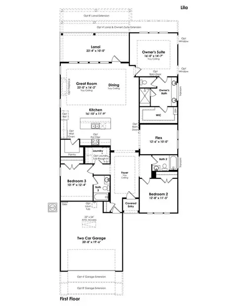 Floorplan - 806 Cresswind Blvd, Locust, NC 28097 photo 1 of 1