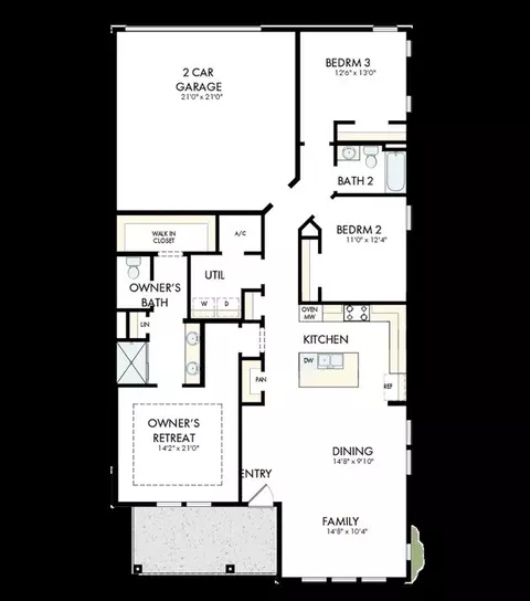 Floorplan - 1080 Wildlight Ave, Yulee, FL 32097 photo 1 of 1