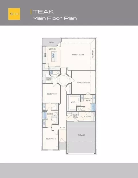 Floorplan - 814 Scribe, Roman Forest, TX 77357 photo 1 of 2
