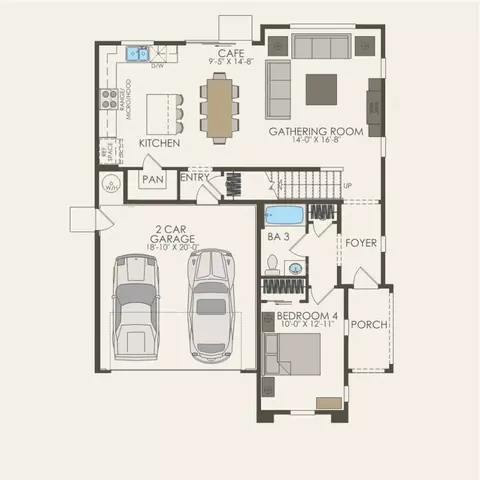 Floorplan - 313 E Beatrice Ave, Mountain House, CA 95391 photo 1 of 2