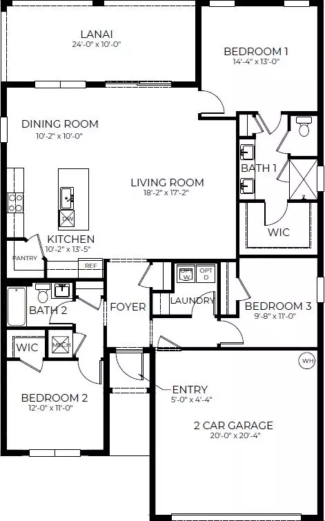 Floorplan - 5383 SE Cable Dr, Stuart, FL 34997 photo 1 of 1