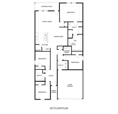 Floorplan - 1012 Rountree Ct, Celina, TX 75009 photo 1 of 1