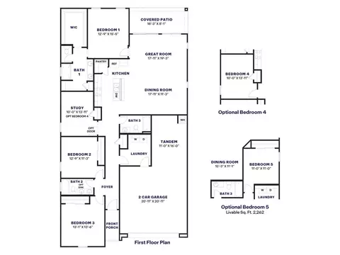 Floorplan - 3113 W Sonrisa Ave, Apache Junction, AZ 85120 photo 1 of 1