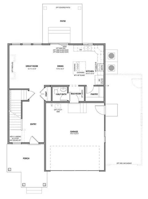 Floorplan - 2041 W Pinnacle Ave, Mapleton, UT 84664 photo 1 of 3
