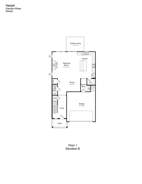 Floorplan - 99 Hank Way, Angier, NC 27501 photo 1 of 2