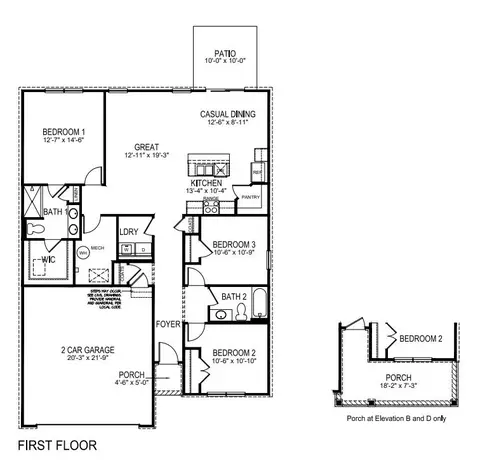 Floorplan - 3321 Sika Trl, Waterloo, IN 46793 photo 1 of 1