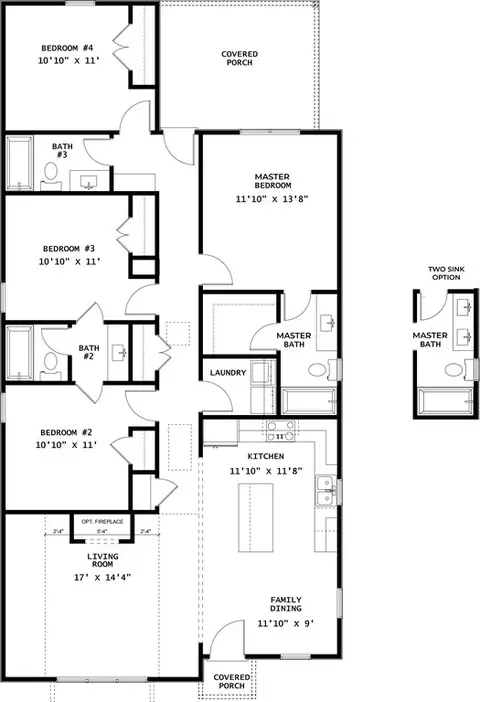 Floorplan - 1004 Crossing Ct E, Valley, AL 36854 photo 1 of 1