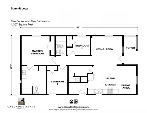 Floorplan - 63700 Cascade Village Dr, Bend, OR 97701 photo 1 of 1