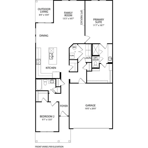 Floorplan - 2457 Bartram Ln, Harrison, OH 45030 photo 1 of 1