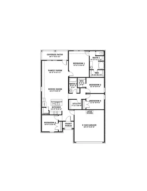 Floorplan - 217 Eagle Heights Dr, Duson, LA 70529 photo 1 of 1