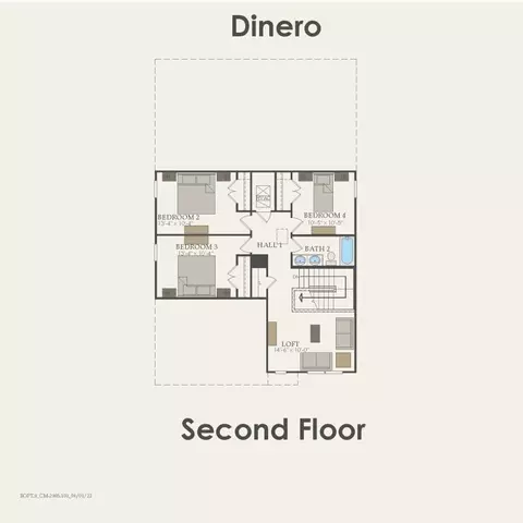 Floorplan - 932 Cherrystone Loop, Buda, TX 78610 photo 2 of 2