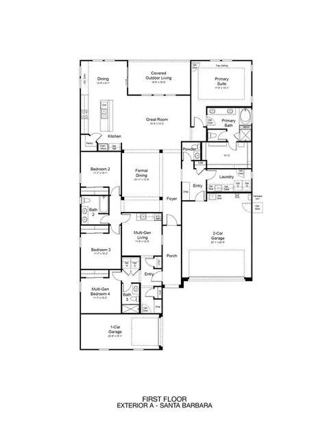 Floorplan - 1640 E Dew Drop Trl, Phoenix, AZ 85085 photo 1 of 3