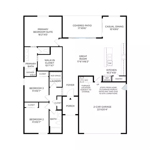 Floorplan - 14887 Wing Spread Dr, Caldwell, ID 83607 photo 1 of 2