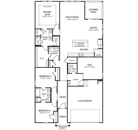 Floorplan - 2302 Snapdragon Ct, Stanley, NC 28164 photo 1 of 1