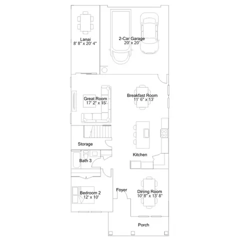 Floorplan - 5594 Ronin Dr, Saint Cloud, FL 34771 photo 1 of 2