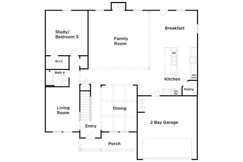Floorplan - 605 Button Grv, Hampton, GA 30228 photo 1 of 2