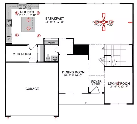 Floorplan - 1436 Bloomfield Dr, Eureka, MO 63025 photo 1 of 3