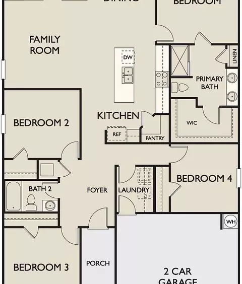 Floorplan - 6915 Galloway Dr, Middlesex, NC 27557 photo 1 of 1