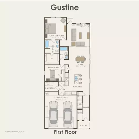 Floorplan - 105 The Duke Dr, Jarrell, TX 76537 photo 1 of 2