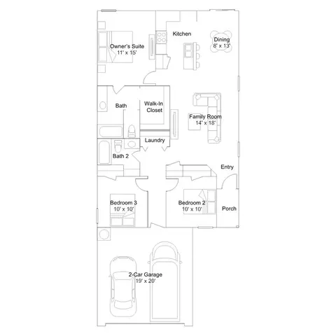 Floorplan - Claud Rd/overcup Dr, Eclectic, AL 36024 photo 1 of 1