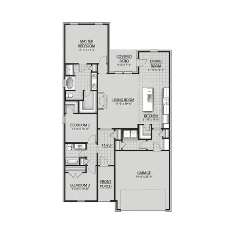 Floorplan - 14 Splendor Run, Freeport, FL 32439 photo 1 of 1