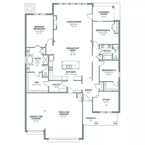 Floorplan - 16140 Tall Grass Dr, Moore, OK 73170 photo 1 of 1