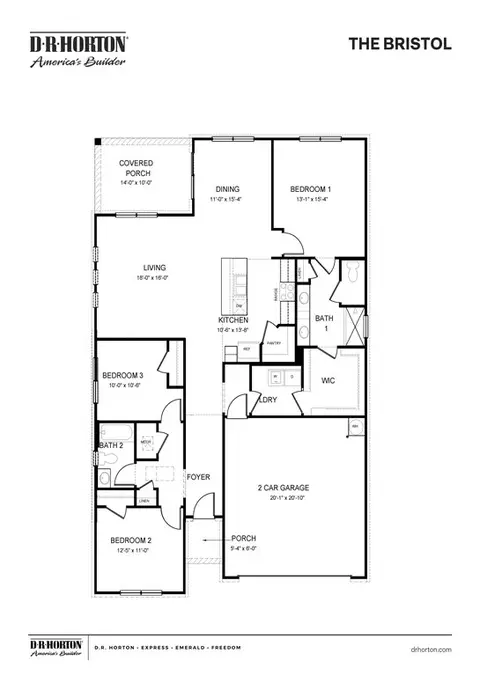 Floorplan - 23 Powell Pl, Byhalia, MS 38611 photo 1 of 1