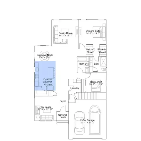 Floorplan - 2405 Greyfriar Loop, Middletown, DE 19709 photo 3 of 7